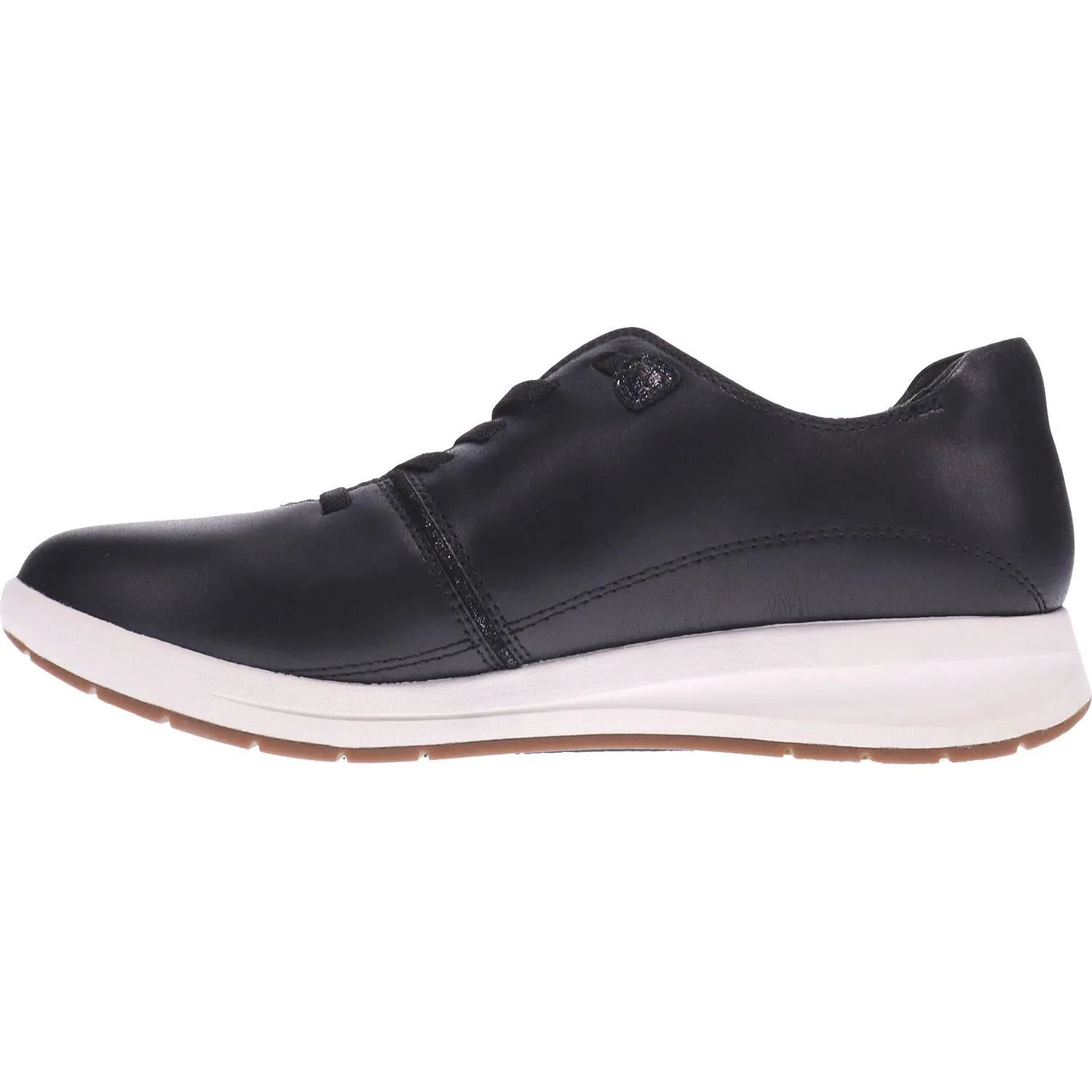 Women's Revere Crete Black Metallic Python/Onyx Leather