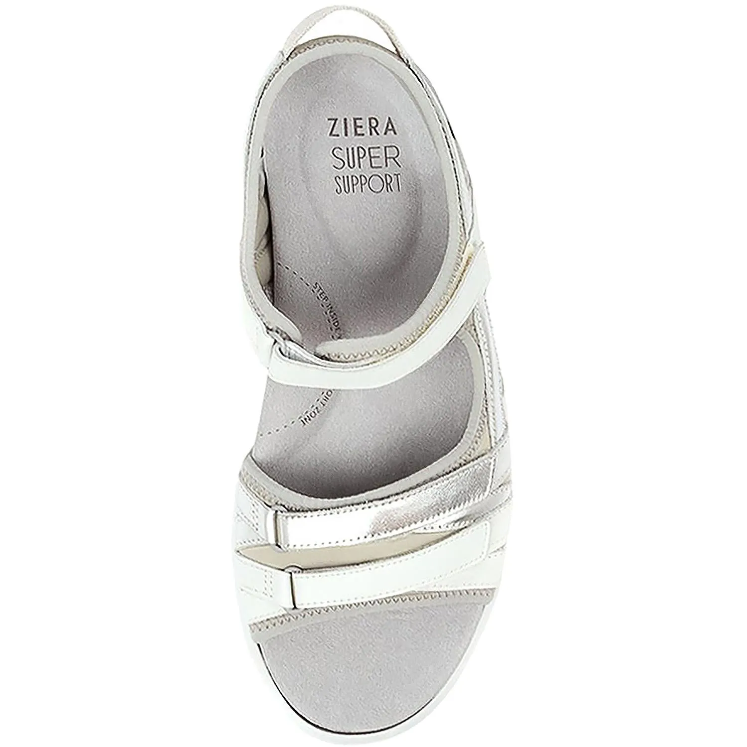 Women's Ziera Unveil White Multi Leather